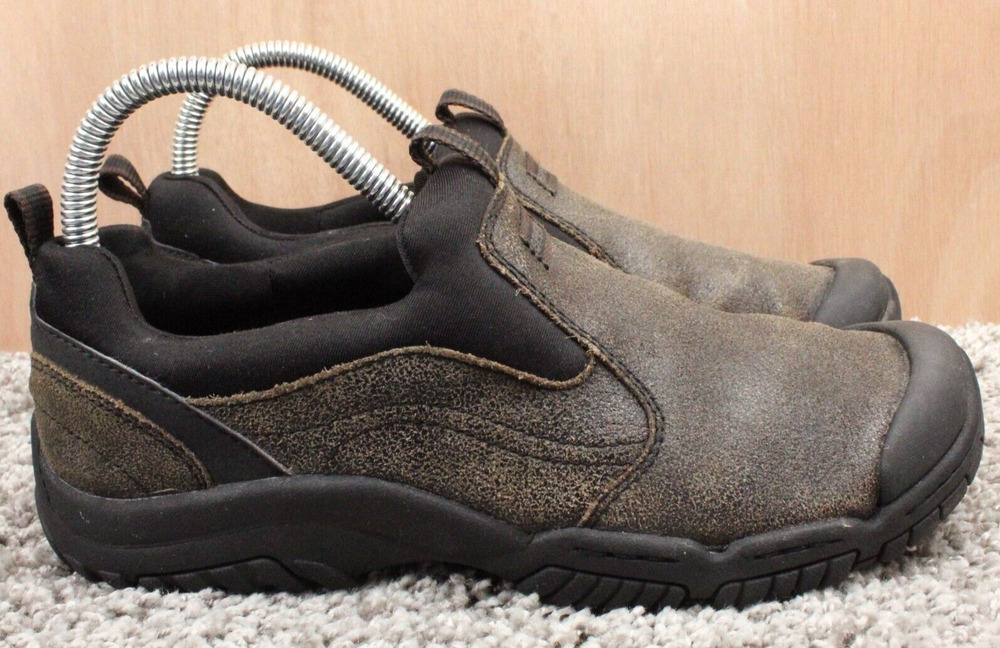 Sperry Slip On Shoes Boys 4.5W Brown Leather Casual